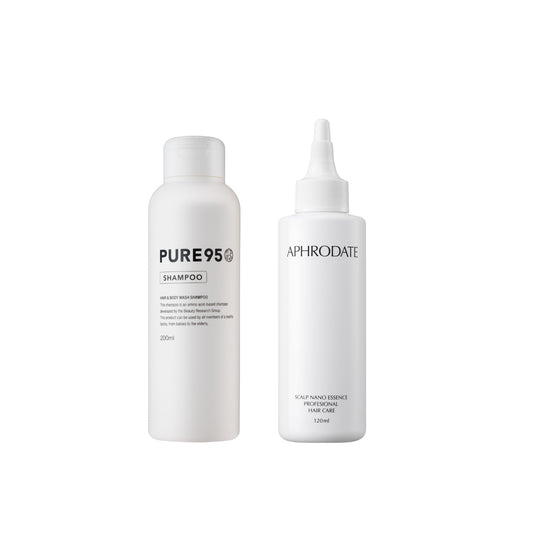 PURE95選べるシャンプー(ノーマル)+育毛剤セット
