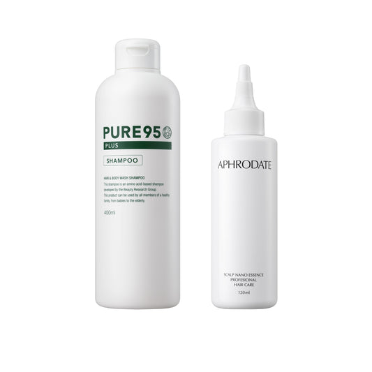 PURE95選べるシャンプー(PLUS)+育毛剤セット
